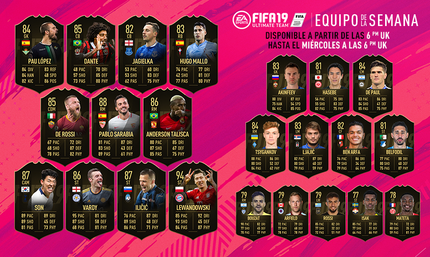 TOTW30 FIFA19