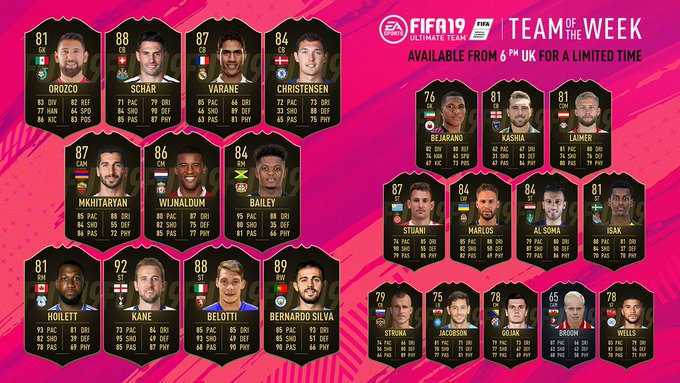 FIFA19 TOTW 46