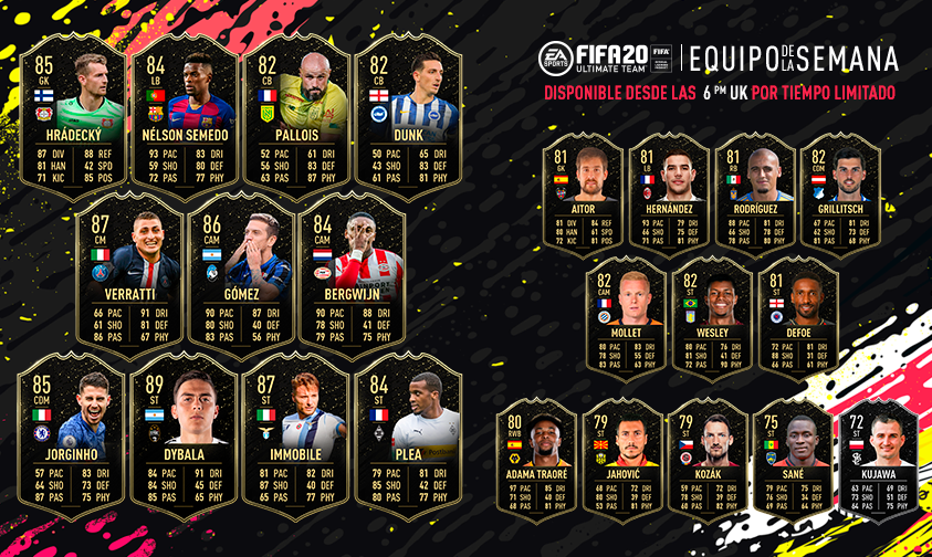 FIFA20 TOTW4