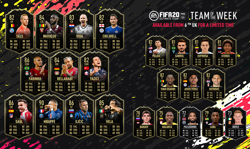 FIFA20 TOTW7