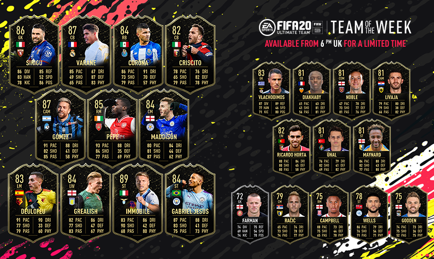 TOTW17 FIFA20