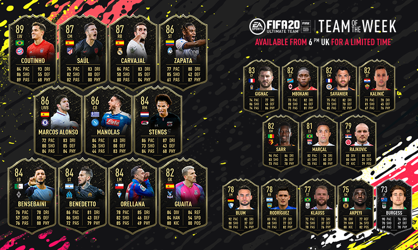 TOTW25 FIFA20