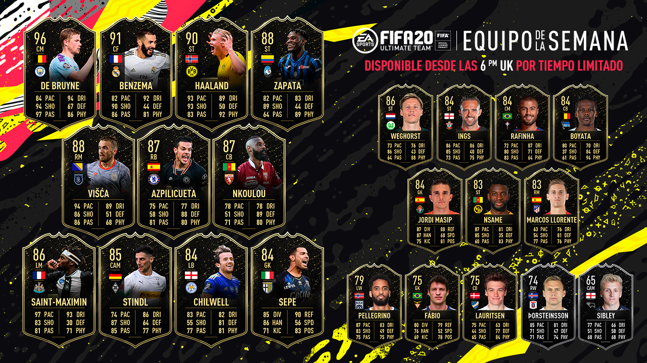 FIFA20 TOTW38
