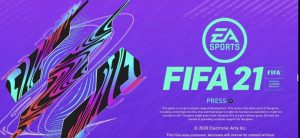 FIFA21 Menu Start