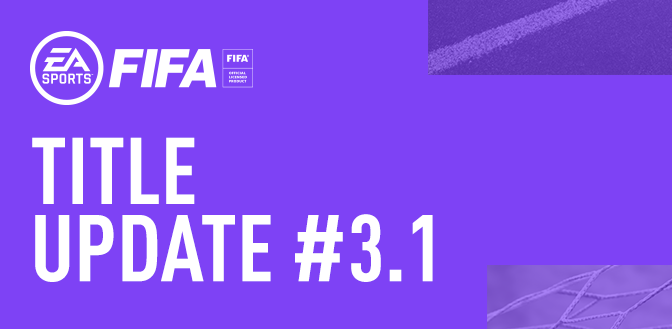 ACTUALIZACIÓN 3.1 de FIFA 21 – 20 OCTUBRE