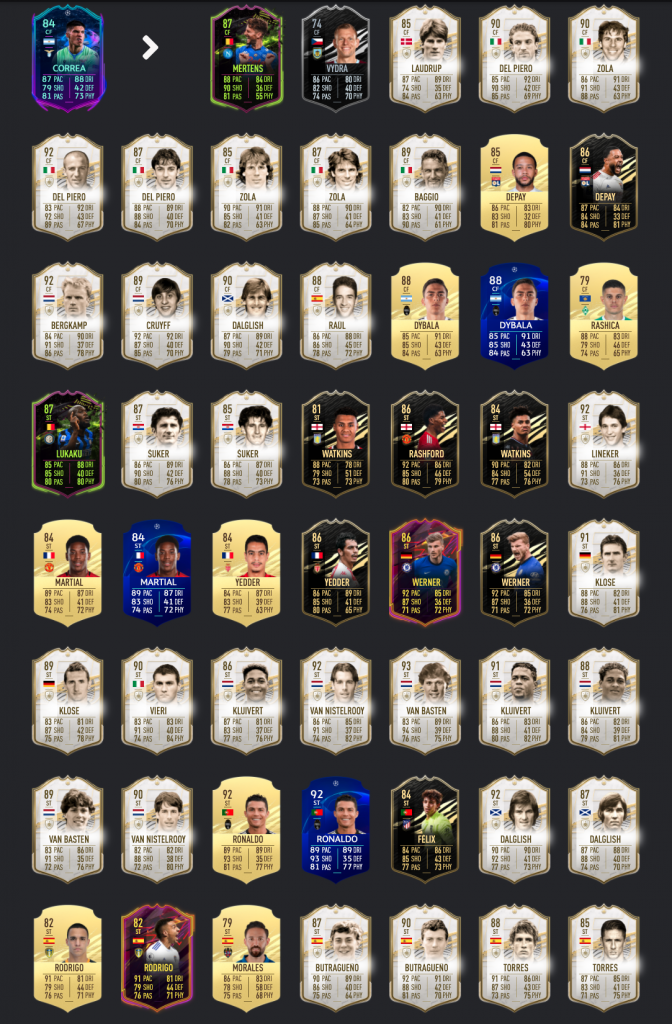 FIFA21 Correa RTTF Similar