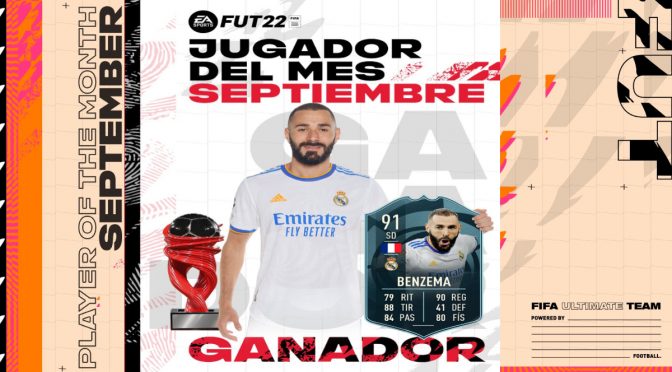 FIFA22 Benzema - POTM Portada