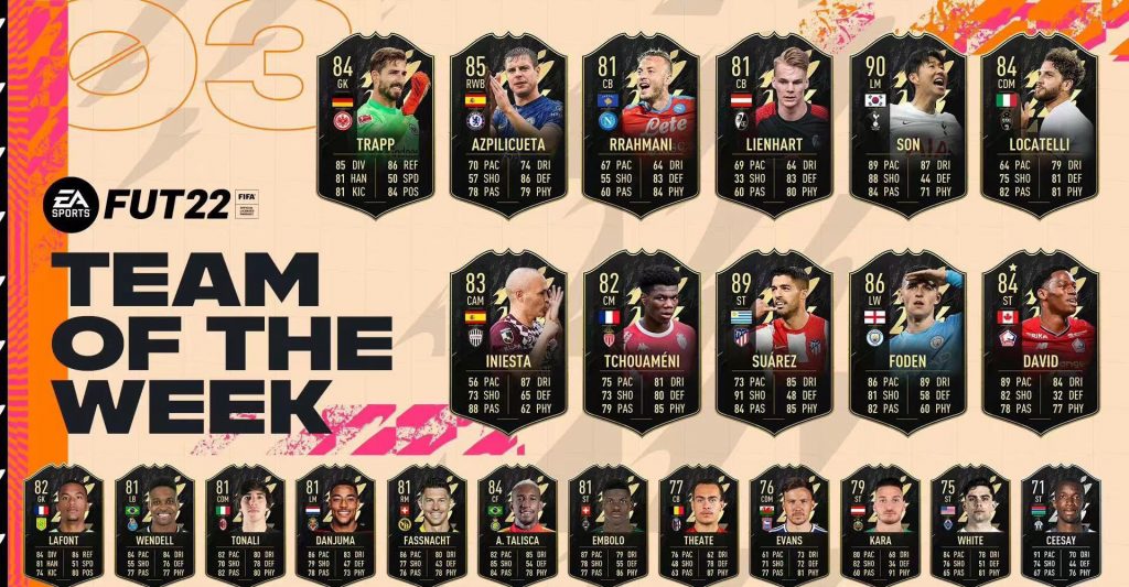 FIFA22 TOTW 3