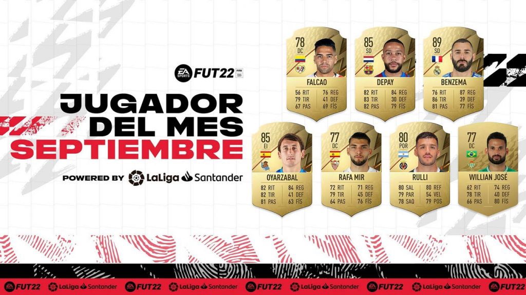 FIFA22 LaLiga POTM Septiembre