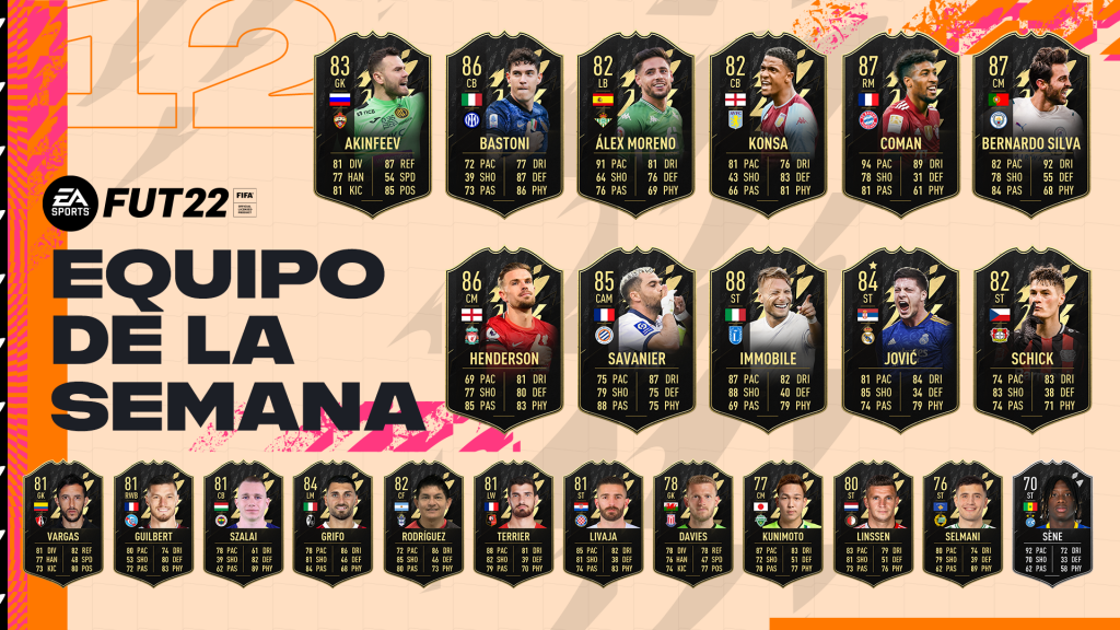 FIFA22 TOTW12