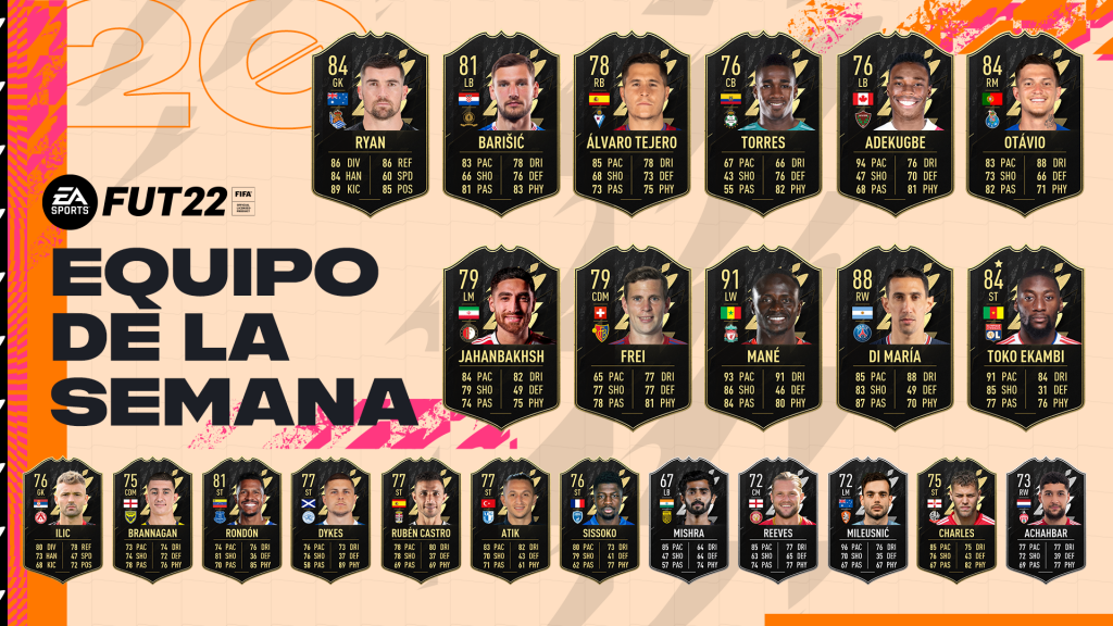 FIFA22 TOTW20
