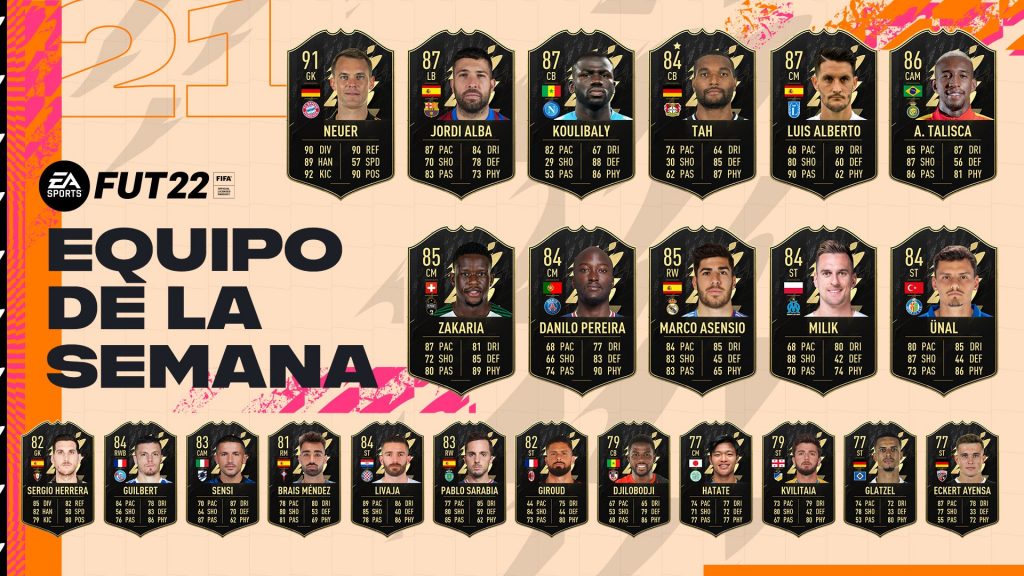 FIFA22 TOTW