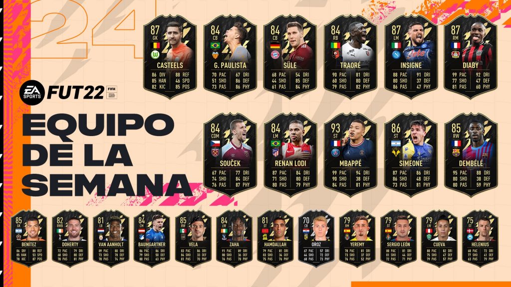 FIFA22 TOTW24