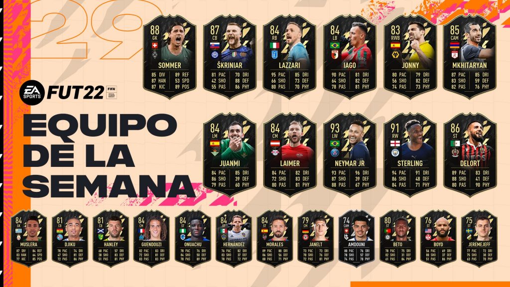 FIFA22 TOTW29