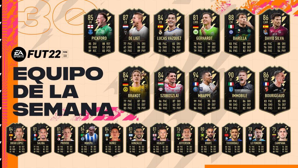 FIFA22 TOTW30