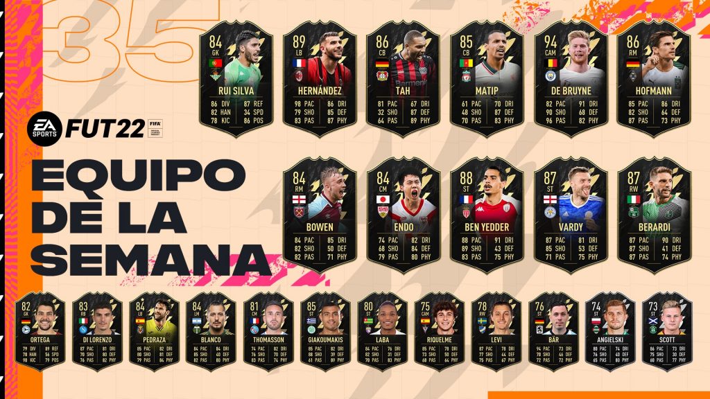 FIFA22 TOTW35