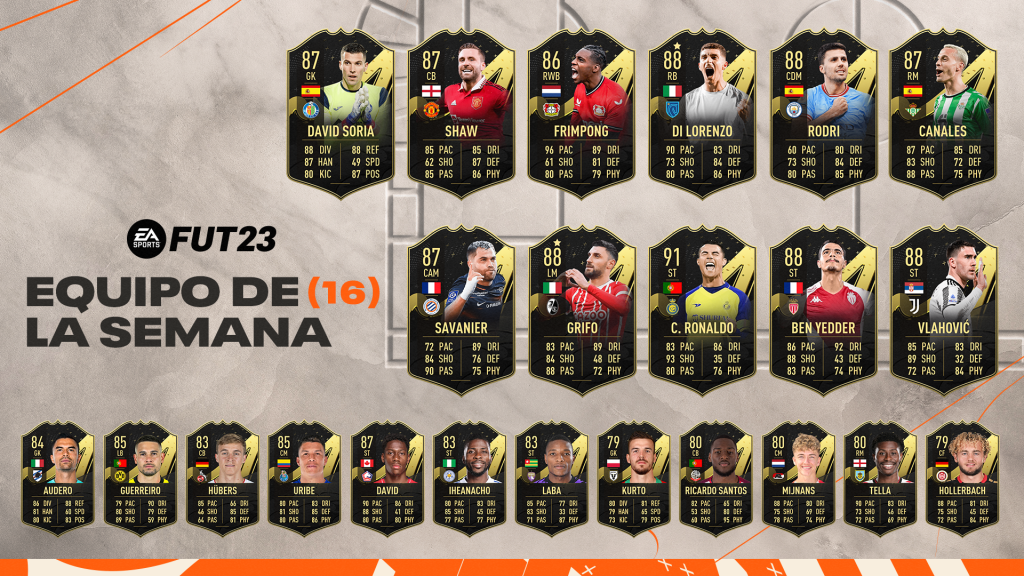FIFA23 TOTW16