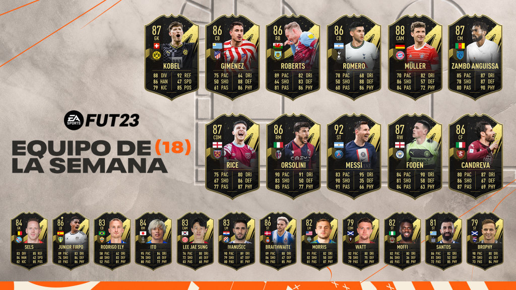 FIFA23 TOTW18