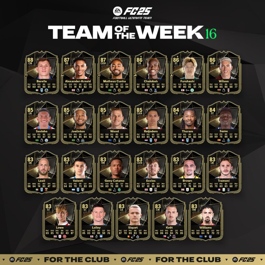 TOTW16 FC25