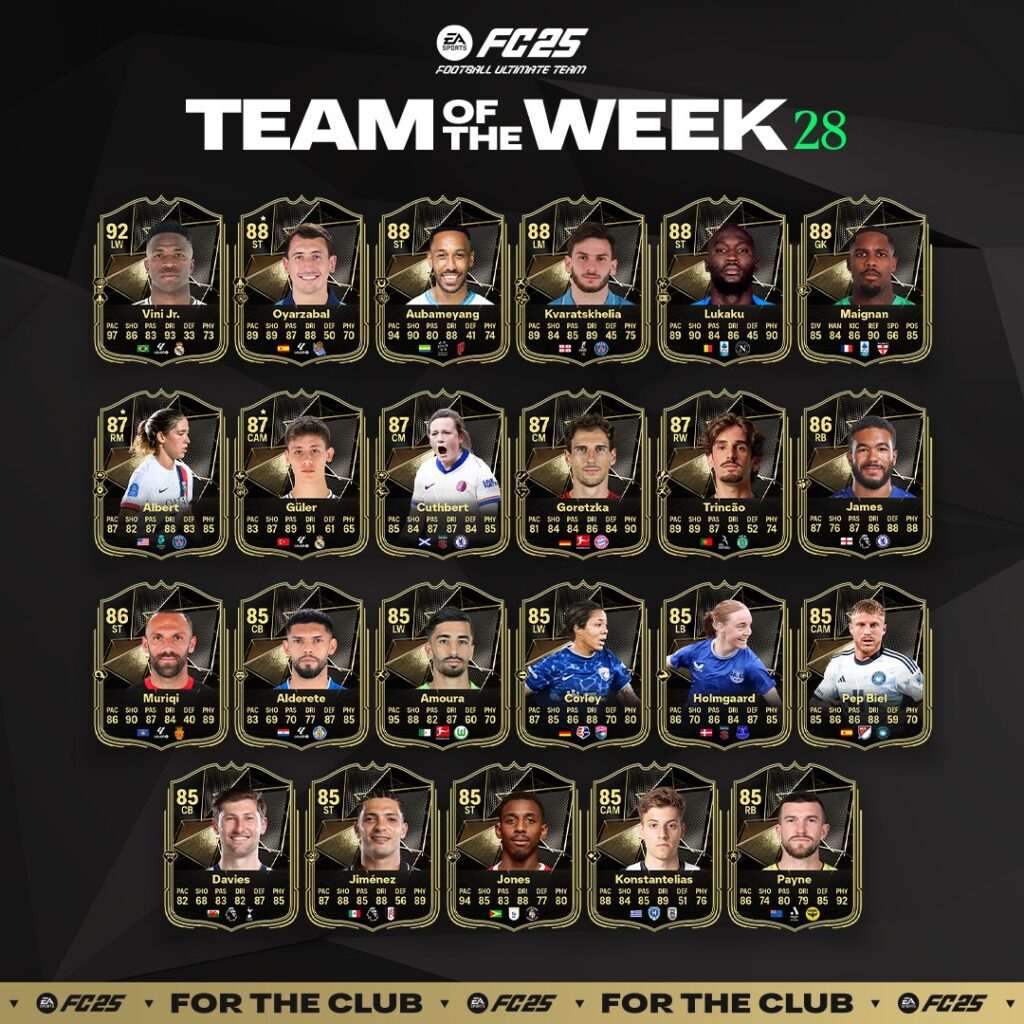 EAFC25 TOTW25