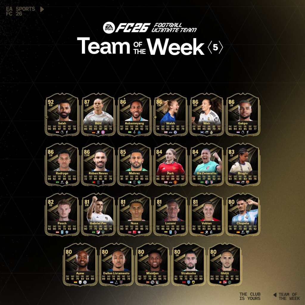 EAFC26 TOTW05