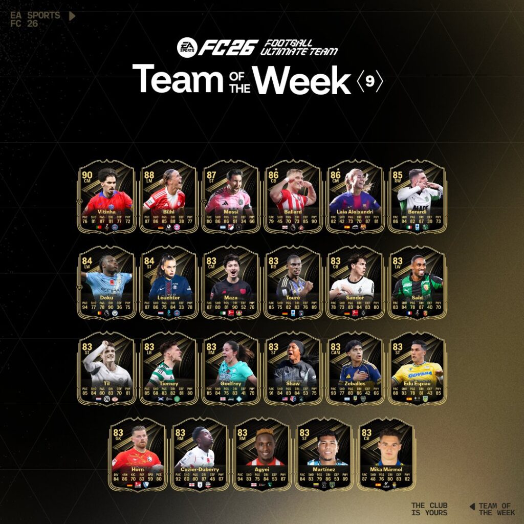 EAFC26 TOTW09