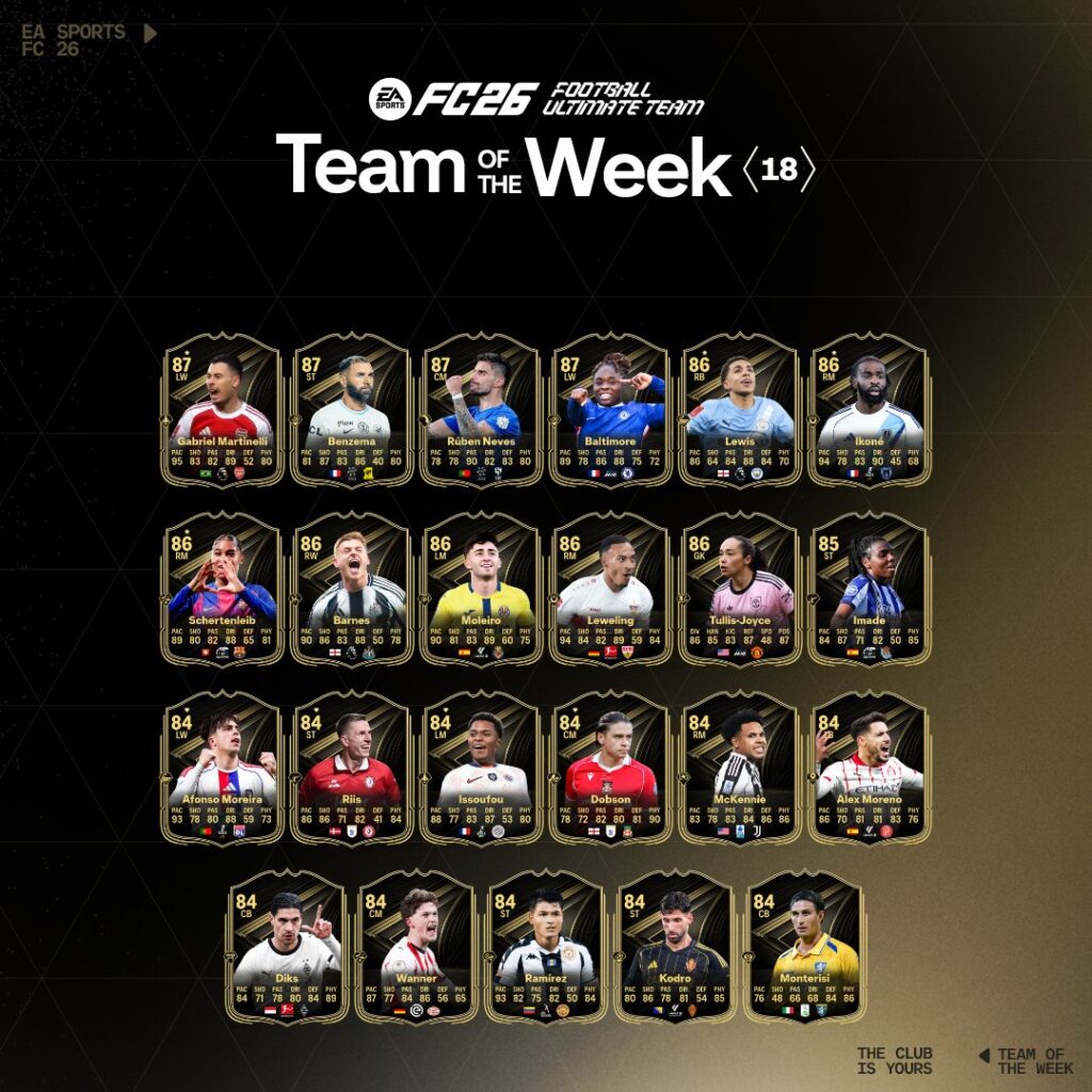EAFC26 TOTW18